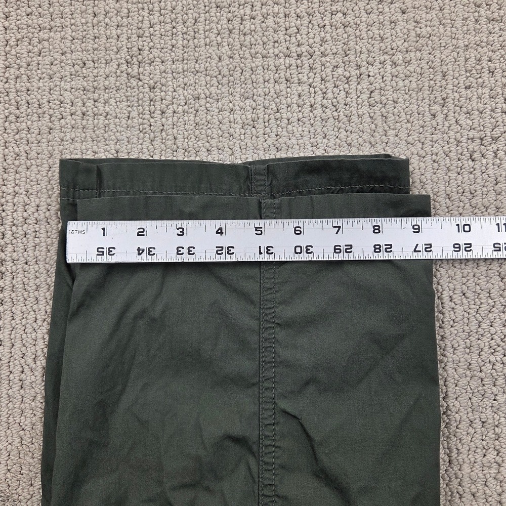 Hot Topic Green Cargo‎ Pants Skull Rose Cross Graphic Goth Grudge Y2K Womens 7 - Picture 11 of 11